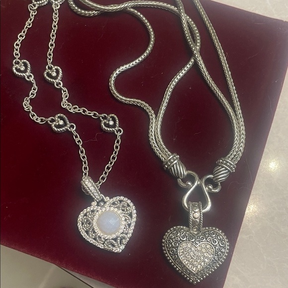 Elegant Silver Heart Pendant Necklace - Picture 1 of 10